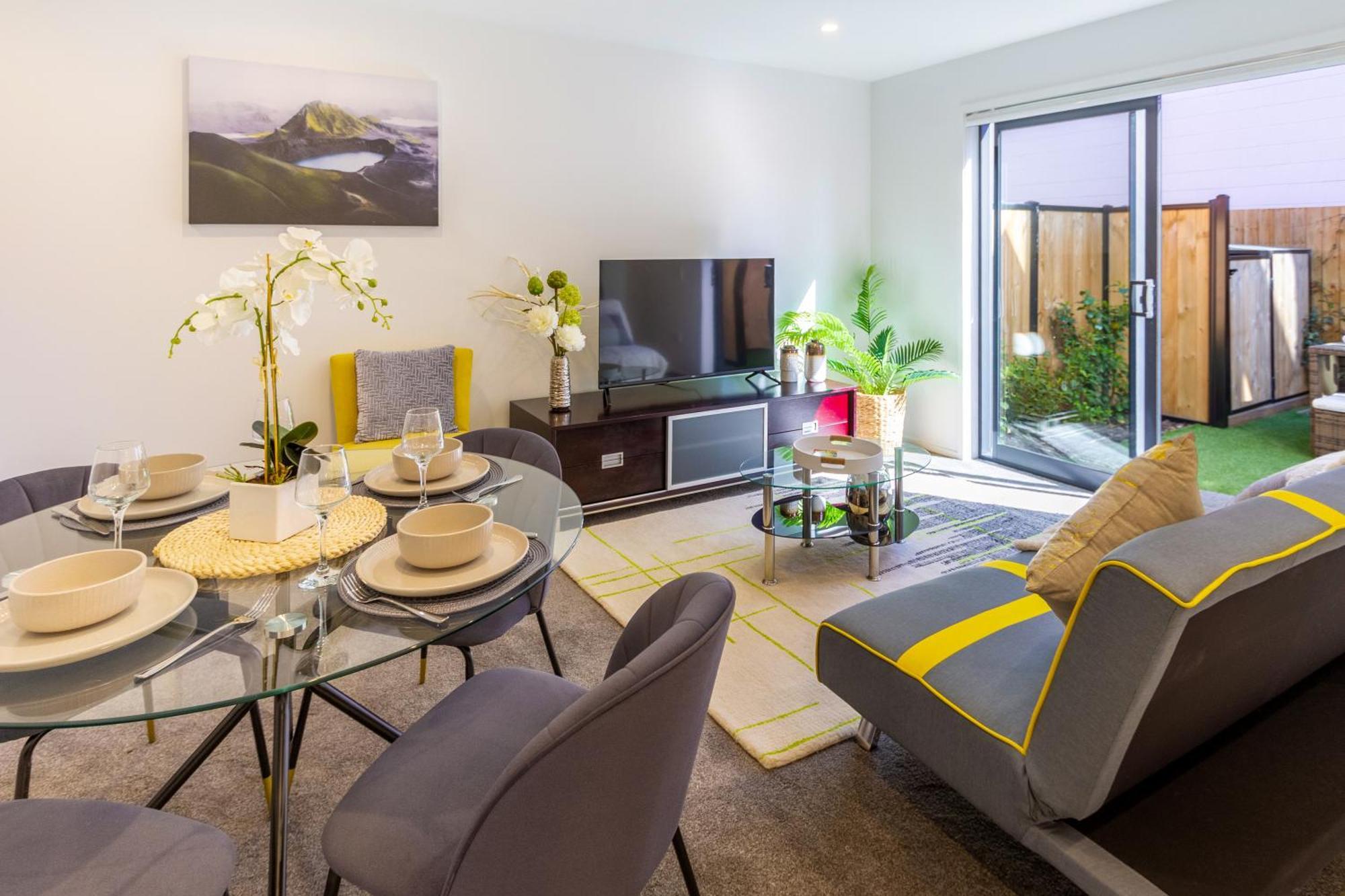 כרייסטצ'רץ' Central Escape On Cashel Street 2 Bed 2 Bath מראה חיצוני תמונה